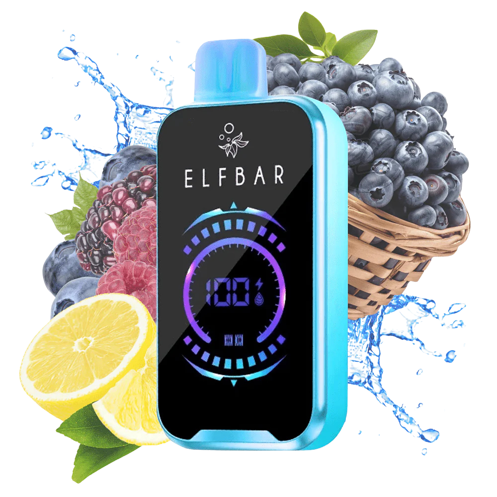 elfbar fs18000 blueberry razz lemon