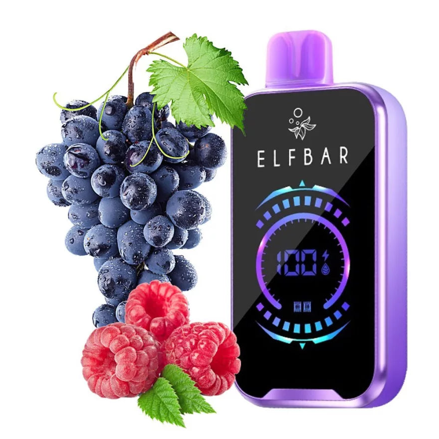 elf bar fs18000 grape raspberry